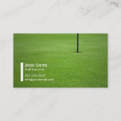 Berufliche Golf Instructor Business Card Visitenkarte (Vorderseite)