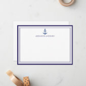 Berufliche Grenze der Nautischen Marine Mitteilungskarte (Vorderseite/Rückseite Beispiel)