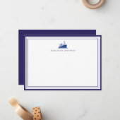 Berufliche Grenzkorrespondenz der Nautischen Marin Mitteilungskarte (Vorderseite/Rückseite Beispiel)