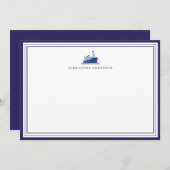 Berufliche Grenzkorrespondenz der Nautischen Marin Mitteilungskarte (Vorne/Hinten)