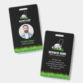 Berufliche grüne Rasenpflege und Landschaften Ausweis (Vorder- & Rückseite)