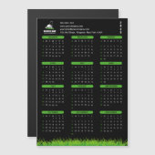 Berufliche grüne Rasenpflege und Landschaften Magnetkarte (Vorne/Hinten)