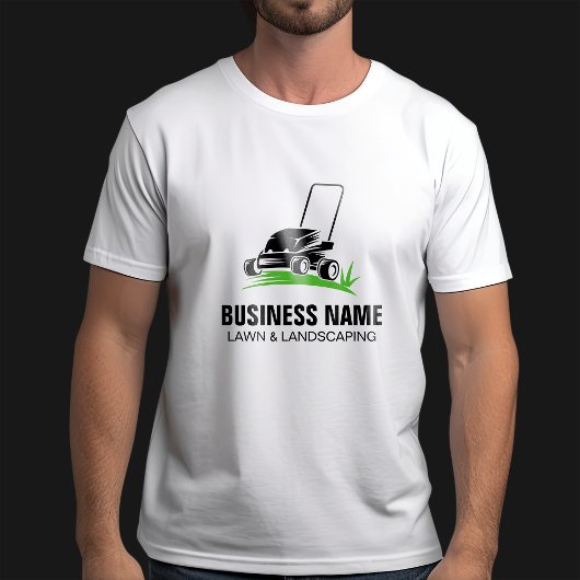 Berufliche grüne Rasenpflege und Landschaften T-Shirt