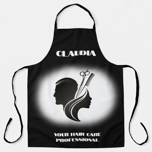 Berufliche Haarstyling-Schürze Schürze (Vorderseite)