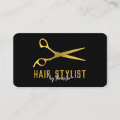 Berufliche Hair Stylist & Salon Business Card Visitenkarte (Vorderseite)
