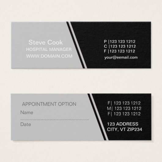 Berufliche Halbschrägkraut (Vorne & Hinten)