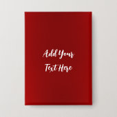 Berufliche Handschrift mit modernem Rot Button (Vorderseite)