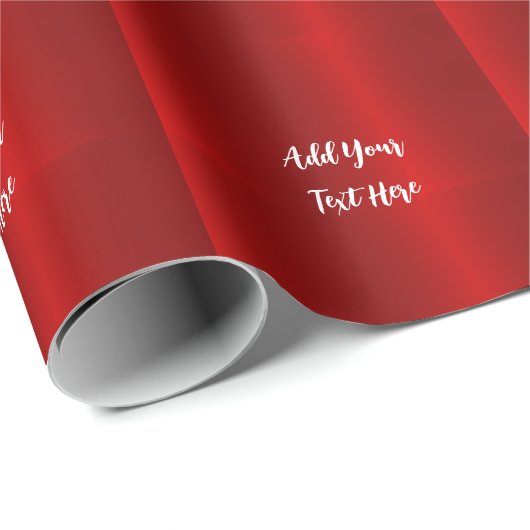 Berufliche Handschrift mit modernem Rot Geschenkpapier (Rolleneckpunkt)