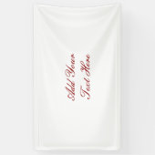 Berufliche Handschrift, Text modern Banner (Vertikal)