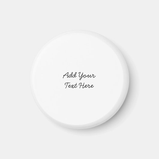 Berufliche Handschrift, Text modern Magnet (Vorne)