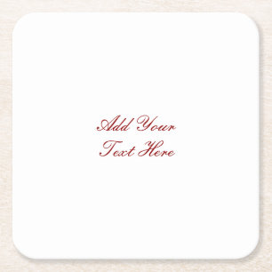 Berufliche Handschrift, Text modern Rechteckiger Pappuntersetzer