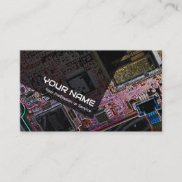 Berufliche Hardware-Experten Visitenkarte