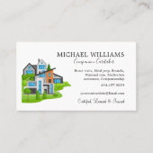 Berufliche Hausbetreuung Visitenkarte (Vorderseite)