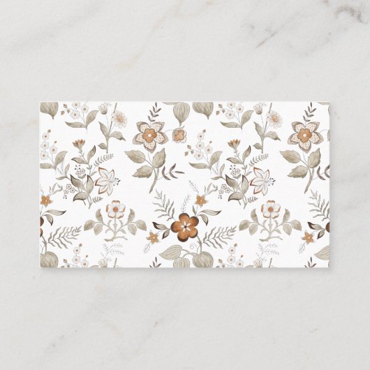 Berufliche Haushaltshilfe Niedliche Mäuse Visitenkarte (Rückseite)