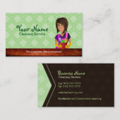 berufliche Hauskarten für umweltfreundliche Geschä Visitenkarte (Vorne/Hinten)