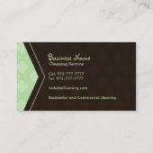 berufliche Hauskarten für umweltfreundliche Geschä Visitenkarte (Rückseite)