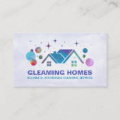 Berufliche Hausreinigung Visitenkarte (Vorderseite)