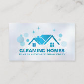 Berufliche Hausreinigung Visitenkarte (Vorderseite)