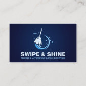 Berufliche Hausreinigung Visitenkarte (Vorderseite)