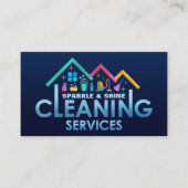 Berufliche Hausreinigung Visitenkarte (Vorderseite)