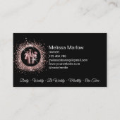 Berufliche Hausreinigung Visitenkarte (Rückseite)