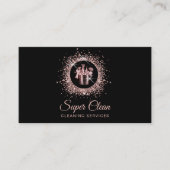 Berufliche Hausreinigung Visitenkarte (Vorderseite)