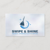 Berufliche Hausreinigung Visitenkarte (Vorderseite)