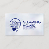 Berufliche Hausreinigung Visitenkarte (Vorderseite)