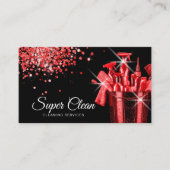 Berufliche Hausreinigung Visitenkarte (Vorderseite)