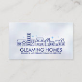 Berufliche Hausreinigung Visitenkarte (Vorderseite)