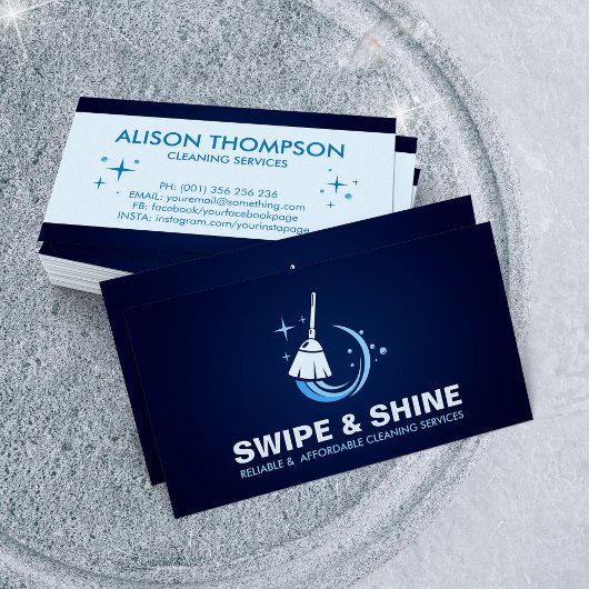 Berufliche Hausreinigung Visitenkarte