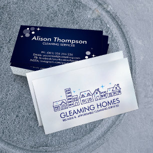 Berufliche Hausreinigung Visitenkarte