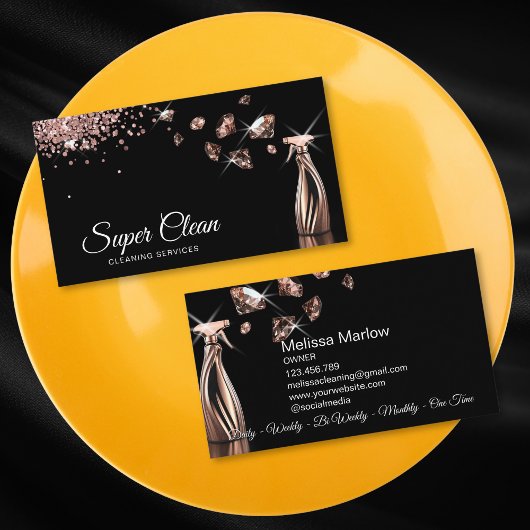 Berufliche Hausreinigung Visitenkarte