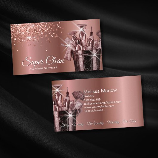 Berufliche Hausreinigung Visitenkarte