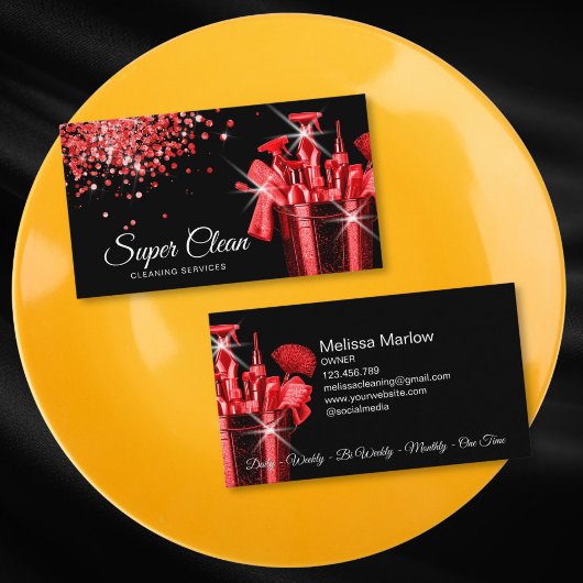 Berufliche Hausreinigung Visitenkarte