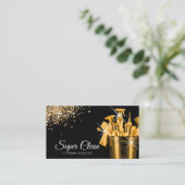 Berufliche Hausreinigung Visitenkarte (Stehend Vorderseite)