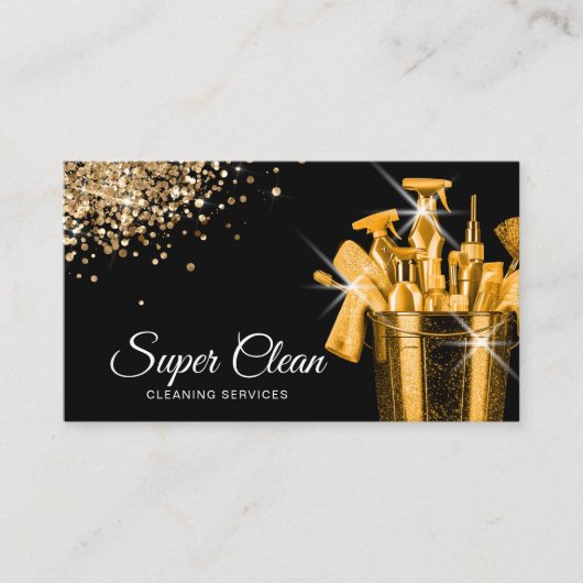 Berufliche Hausreinigung Visitenkarte (Vorderseite)