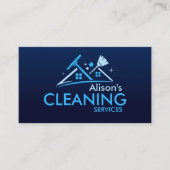 Berufliche Hausreinigung Visitenkarte (Vorderseite)