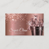 Berufliche Hausreinigung Visitenkarte (Vorderseite)