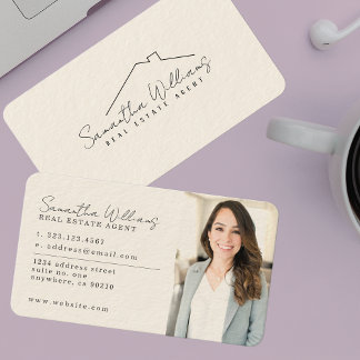 Berufliche Headshot Real Anwesen Business Cards Visitenkarte