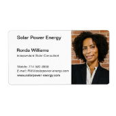 Berufliche HeadShot-Visitenkarte (Vorne)