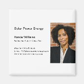 Berufliche HeadShot-Visitenkarte Magnet (Vorne)