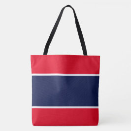 Berufliche, hellrote, blaue Streifen Tasche