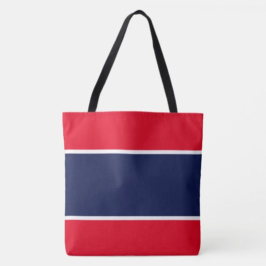 Berufliche, hellrote, blaue Streifen Tasche (Vorderseite)