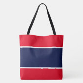 Berufliche, hellrote, blaue Streifen Tasche (Rückseite)