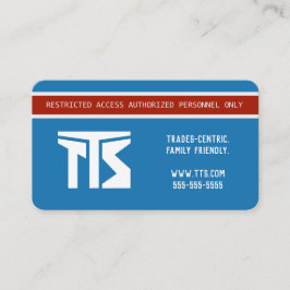 Berufliche Hochrisikogeschäfte und -branchen Visitenkarte