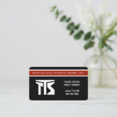 Berufliche Hochrisikogeschäfte und -branchen Visitenkarte (Stehend Vorderseite)