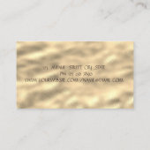 Berufliche Holographische Tinte, Gold, Lotus Visitenkarte (Rückseite)