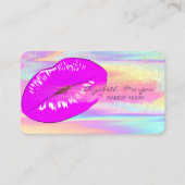 Berufliche Holograpie, Pinselstriche, Konfetti, Li Visitenkarte (Vorderseite)