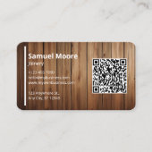 Berufliche Holzarbeiter Vorlagen Visitenkarte (Vorderseite)